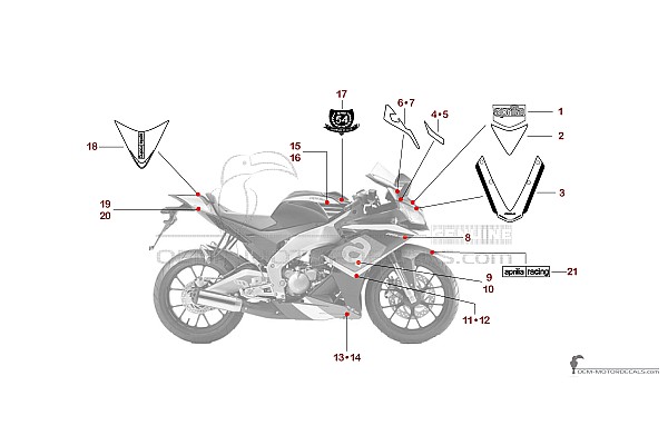 Aprilia RS4 50 2015 - Czarny