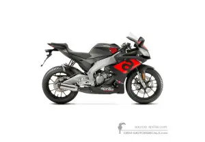 Decals for Aprilia RS4 50 2019 - Black • Aprilia OEM Decals