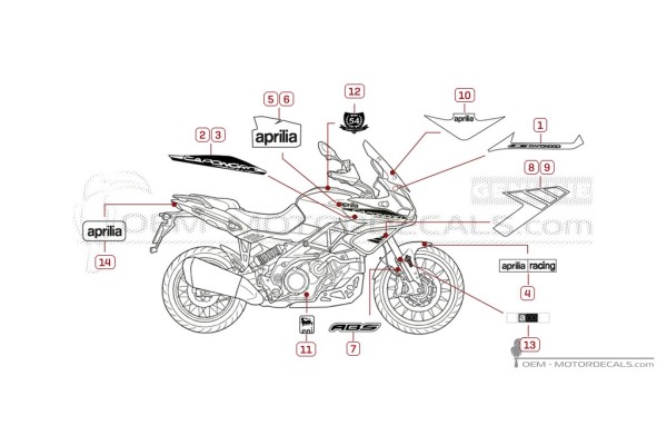 Aprilia CAPONORD 1200 Rally 2017