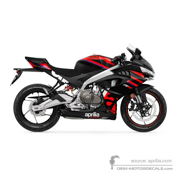 Aprilia RS457 2024 - Red - Racing Stripes