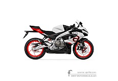 Pegatinas para Aprilia RS457 2024 - White • Aprilia Pegatinas OEM