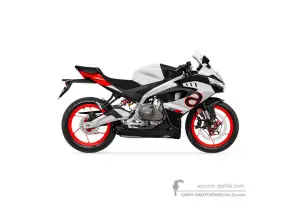 Pegatinas para Aprilia RS457 2024 - White • Aprilia Pegatinas OEM