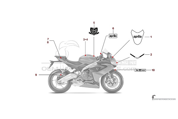Aprilia RS660 2021 - Oro
