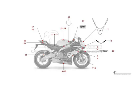 Aprilia RS660 2022 Special Edition - Plata