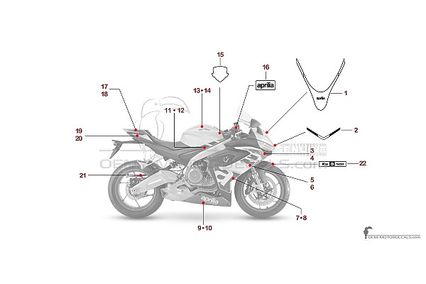 Aprilia RS660 2022 Special Edition - Silver