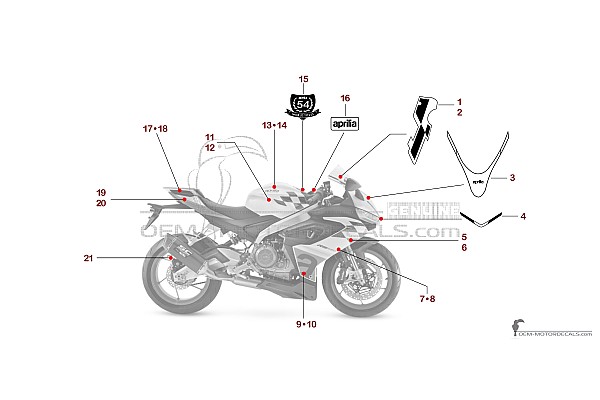 Aprilia RS660 2023 Extrema - White