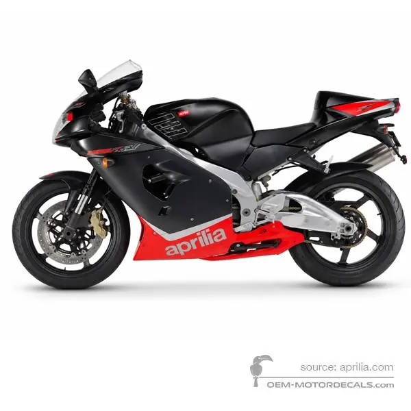 Aprilia RSV1000 Mille 2000 - Schwarz - Aprilia Black