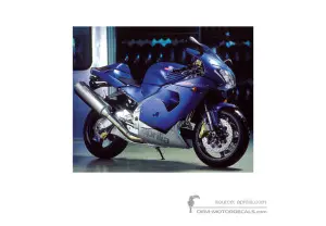 Adesivi per Aprilia RSV1000 Mille 2000 - Blu • Aprilia Adesivi OEM