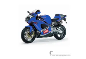 Adesivi per Aprilia RSV1000 2001 - Blu • Aprilia Adesivi OEM