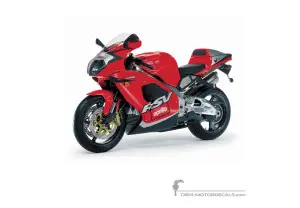 Adesivi per Aprilia RSV1000 2001 - Rosso • Aprilia Adesivi OEM