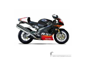 Adesivi per Aprilia RSV1000R 2002 - Nero • Aprilia Adesivi OEM