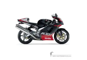 Adesivi per Aprilia RSV1000 2002 - Nero • Aprilia Adesivi OEM