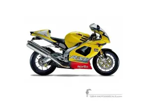 Adesivi per Aprilia RSV1000R 2002 - Giallo • Aprilia Adesivi OEM