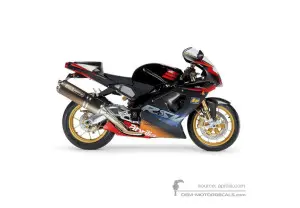 Adesivi per Aprilia RSV1000R 2003 - Nero • Aprilia Adesivi OEM