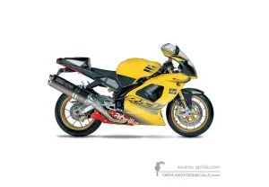 Pegatinas para Aprilia RSV1000R 2003 - Amarillo • Aprilia Pegatinas OEM