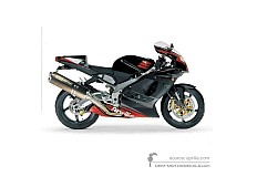 Adesivi per Aprilia RSV1000 2003 - Nero • Aprilia Adesivi OEM