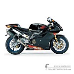 Aprilia RSV1000R Factory 2004 - Schwarz