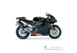 Decals for Aprilia RSV1000R Factory 2004 - Black • Aprilia OEM Decals