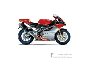 Decals for Aprilia RSV1000R Factory 2004 - Red • Aprilia OEM Decals
