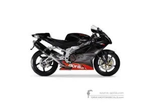 Aufkleber für Aprilia RSV1000R 2005 - Schwarz • Aprilia OEM-Aufkleber
