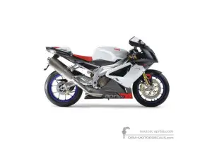Pegatinas para Aprilia RSV1000R Mille 2006 - Blanco • Aprilia Pegatinas OEM