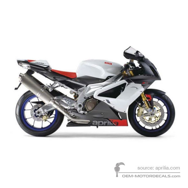 Naklejki do Aprilia RSV1000R Mille 2006 - Biały • Aprilia Naklejki OEM