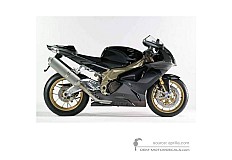 Pegatinas para Aprilia RSV1000R Factory 2006 - Negro • Aprilia Pegatinas OEM