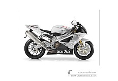 Autocollants pour Aprilia RSV1000R Mille 2008 - Blanc • Aprilia Autocollants OEM
