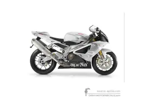 Decals for Aprilia RSV1000R Mille 2008 - White • Aprilia OEM Decals