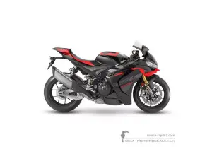 Aufkleber für Aprilia RSV4 1000 | 1100 Factory 2025 • Aprilia OEM-Aufkleber