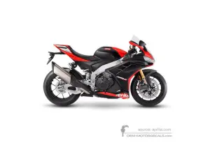 Pegatinas para Aprilia RSV4 1100 Factory 2024 - Negro • Aprilia Pegatinas OEM