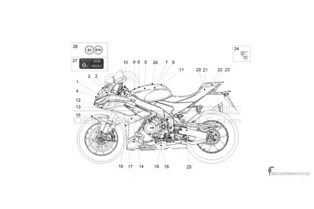 Aprilia RSV4 1100 Factory 2024 - Negro