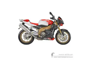Decals for Aprilia RSV TUONO 1000 R FACTORY 2008 - Red • Aprilia OEM Decals