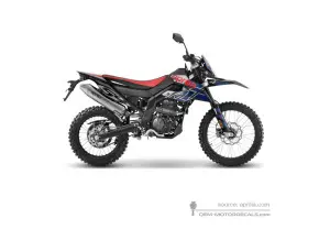 Autocollants pour Aprilia RX125 2022 - Bleu • Aprilia Autocollants OEM
