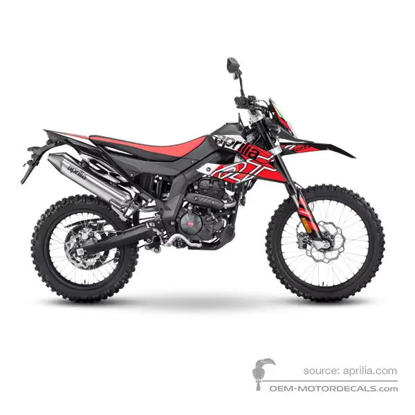 Aprilia RX125 2022 - Rosso - Red Flash