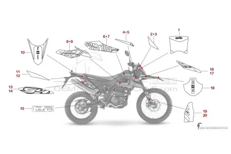 Aprilia RX125 2023 - Jaune