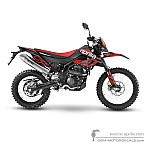 Aprilia RX125 2024 - Schwarz Rot