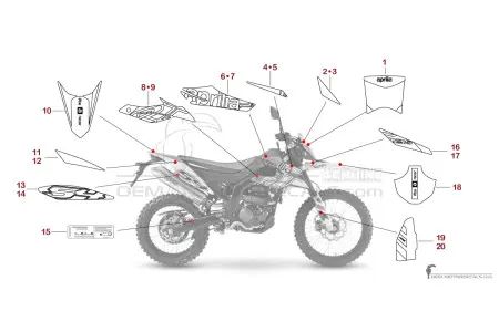 Aprilia RX125 2024 - Blanc