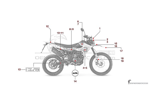 Aprilia RX125 2025 - Weiss