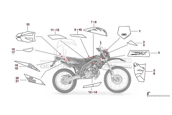 Aprilia RX50 2006 - Rot