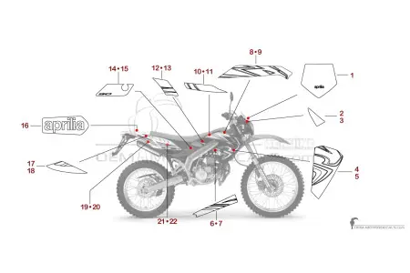 Aprilia RX50 2009 - Wit