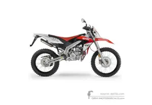 Naklejki do Aprilia RX50 2010 - Biały • Aprilia Naklejki OEM