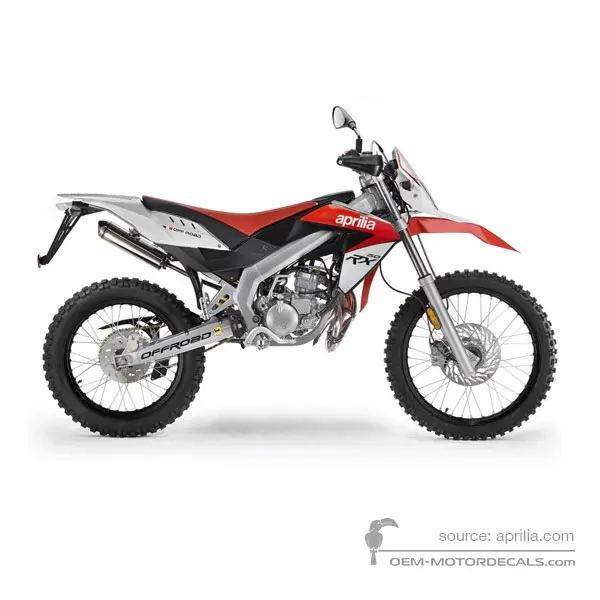 Aprilia RX50 2010 - Wit - Off White