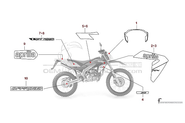 Aprilia RX50 2010 - White