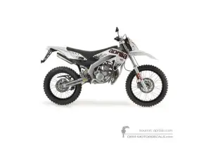 Autocollants pour Aprilia RX50 2012 - Blanc • Aprilia Autocollants OEM