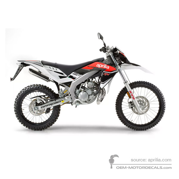 Naklejki do Aprilia RX50 2014 - Biały • Aprilia Naklejki OEM