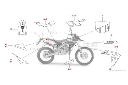 Aprilia RX50 2016 - Rood
