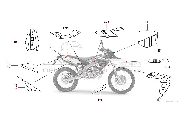 Aprilia RX50 2016 - Rood