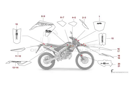 Aprilia RX50 FACTORY 2018 - Rouge