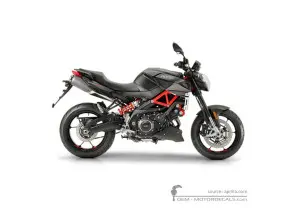 Decals for Aprilia SHIVER 900 2019 • Aprilia OEM Decals